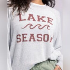 Thread & Supply terrycloth Lake Season Sweatshirt - flaw